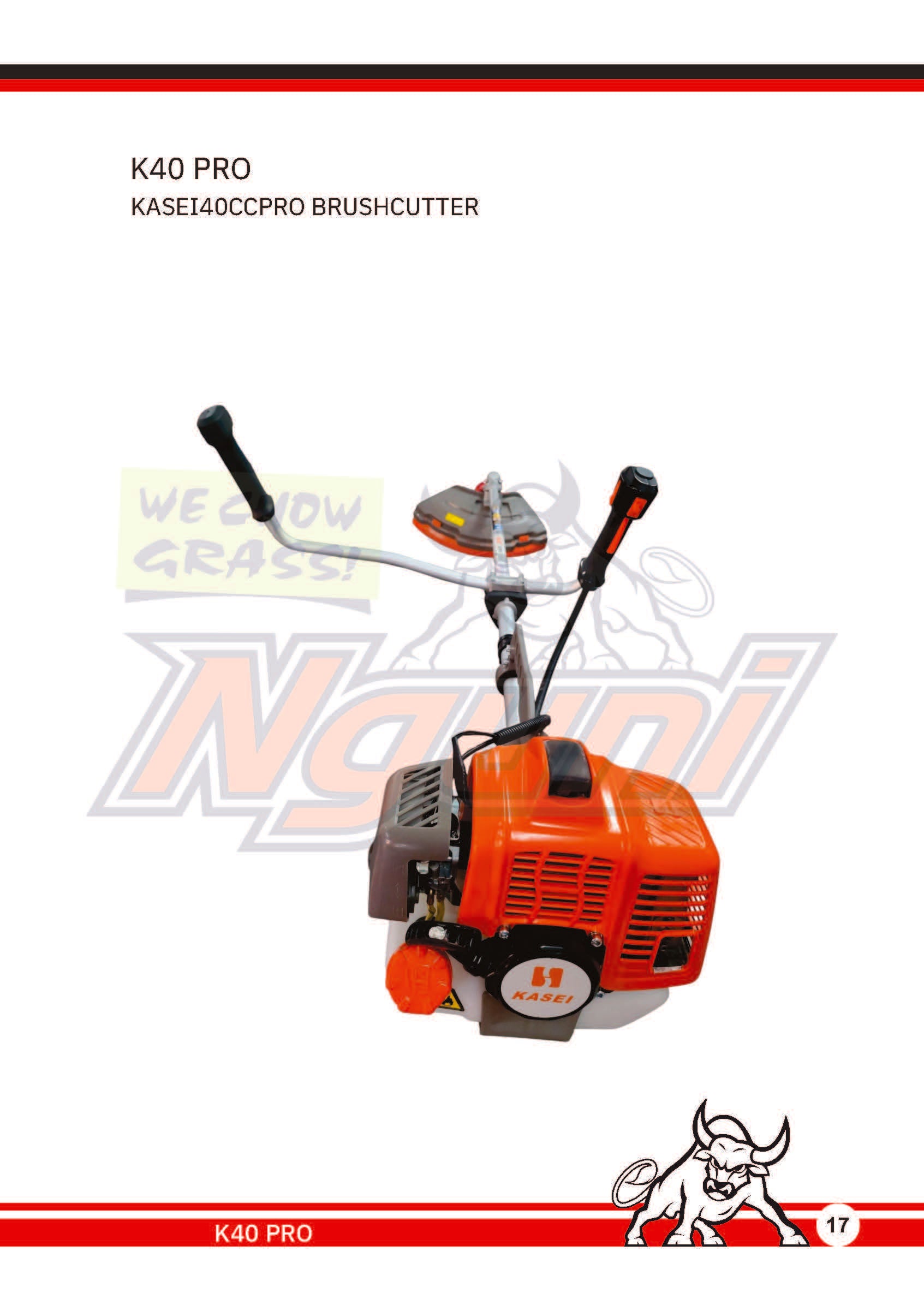 K40PRO – Kasei 40cc Pro Brush Cutter