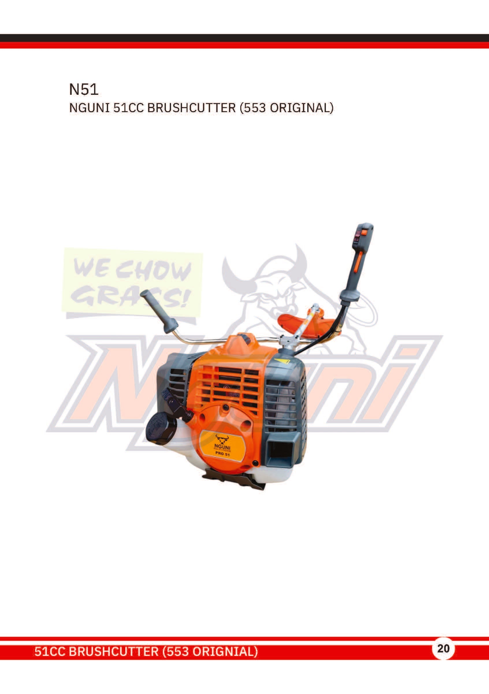 N51 – Nguni 51cc Brush Cutter (553 Original)