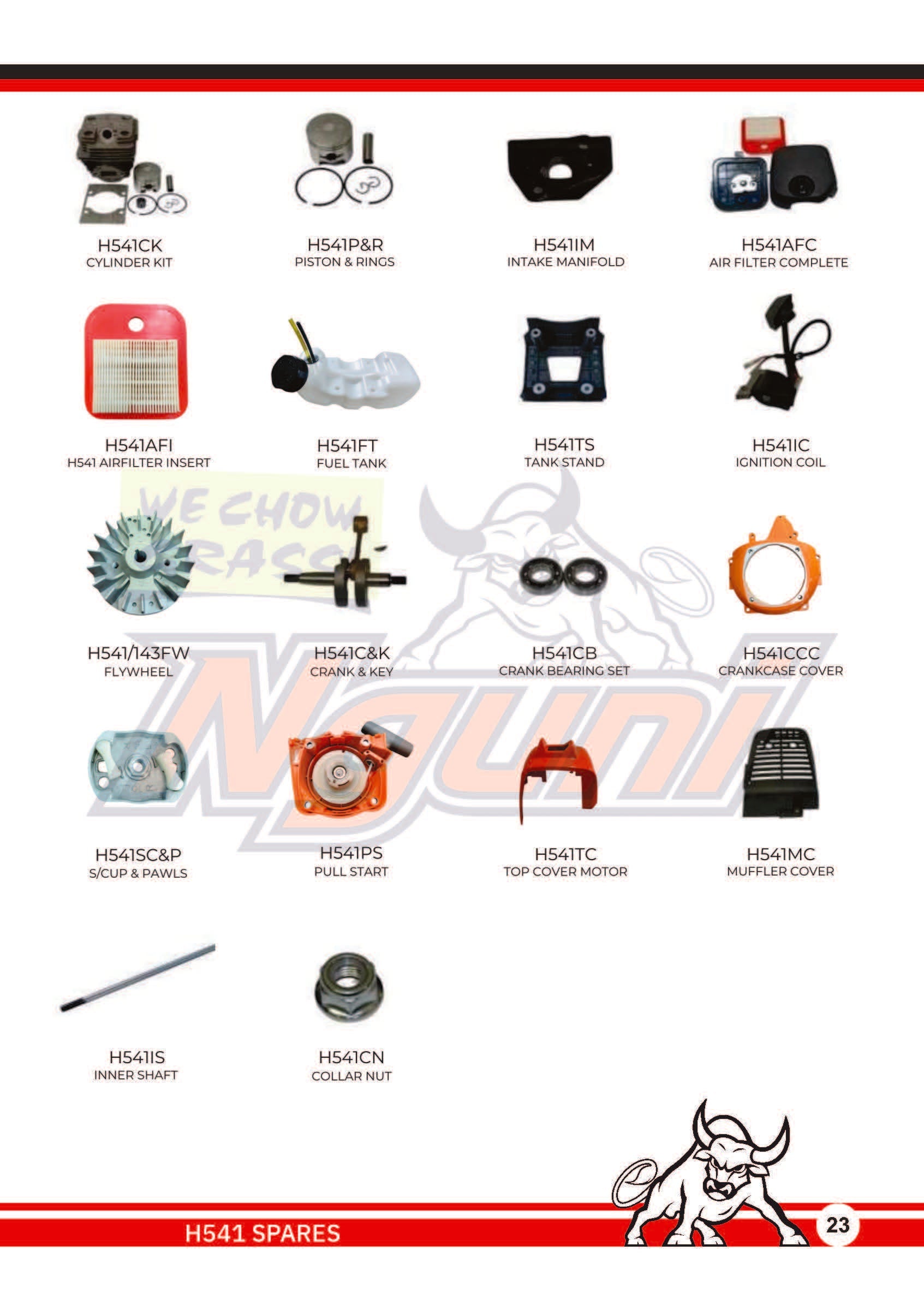Nguni Brush Cutter – H541 Fuel Tank