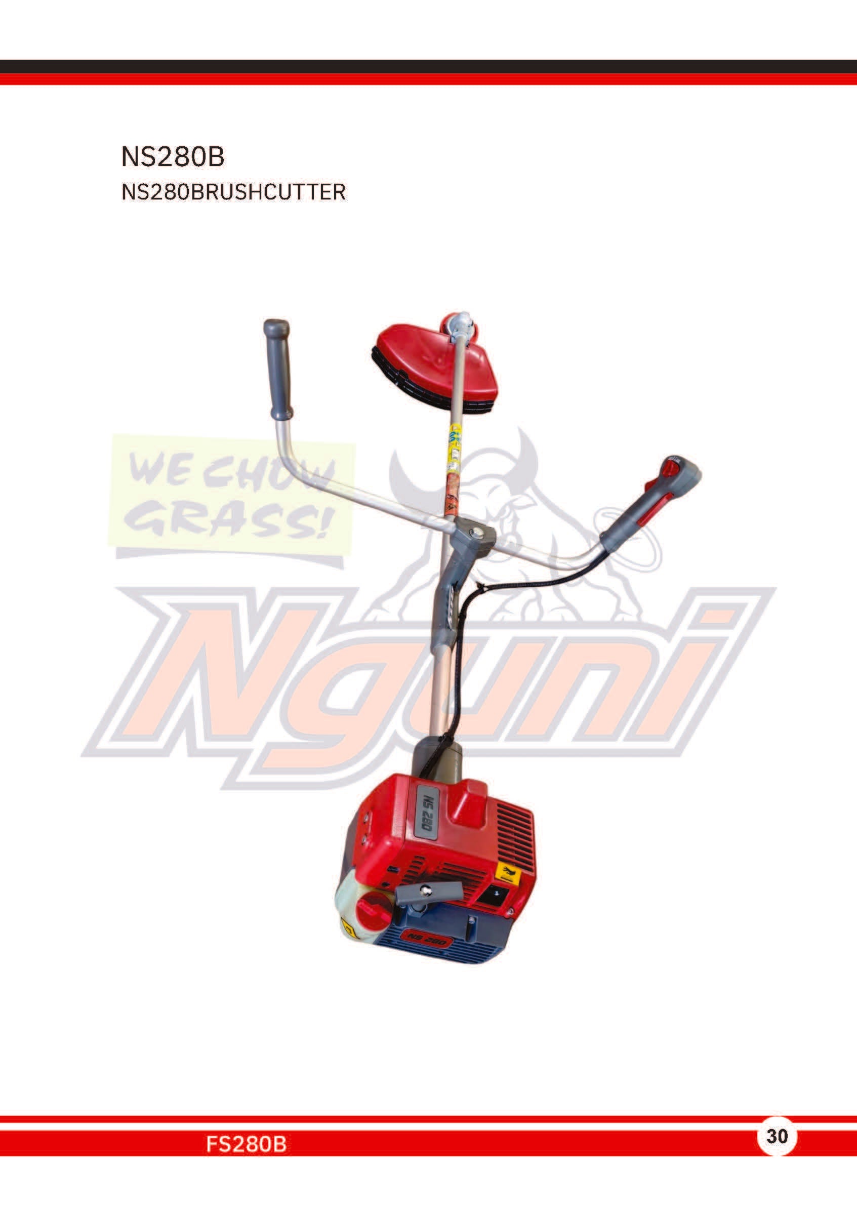 NS280B – Nguni 28cc Brush Cutter