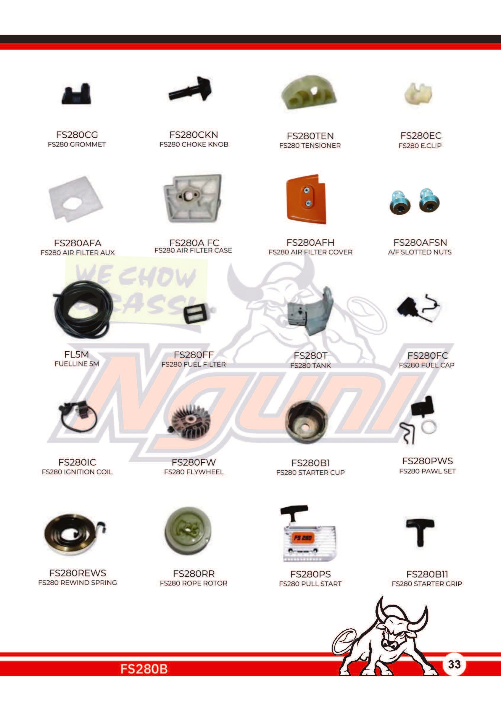 Nguni Brush Cutter – FS280 FLYWHEEL