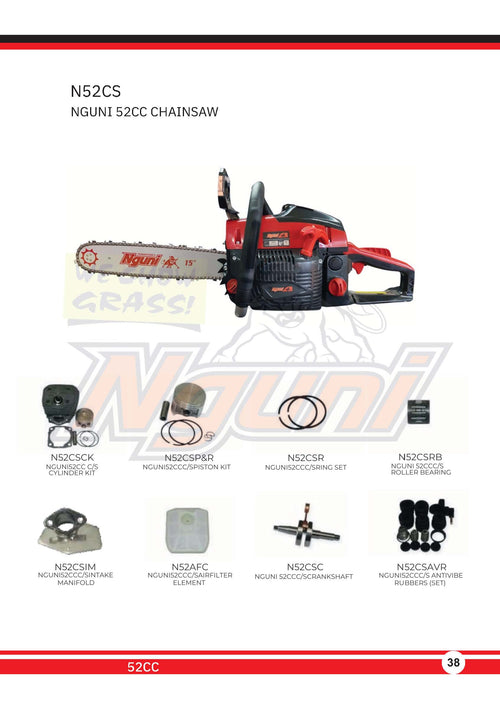 N52CS – Nguni 52cc Chainsaw