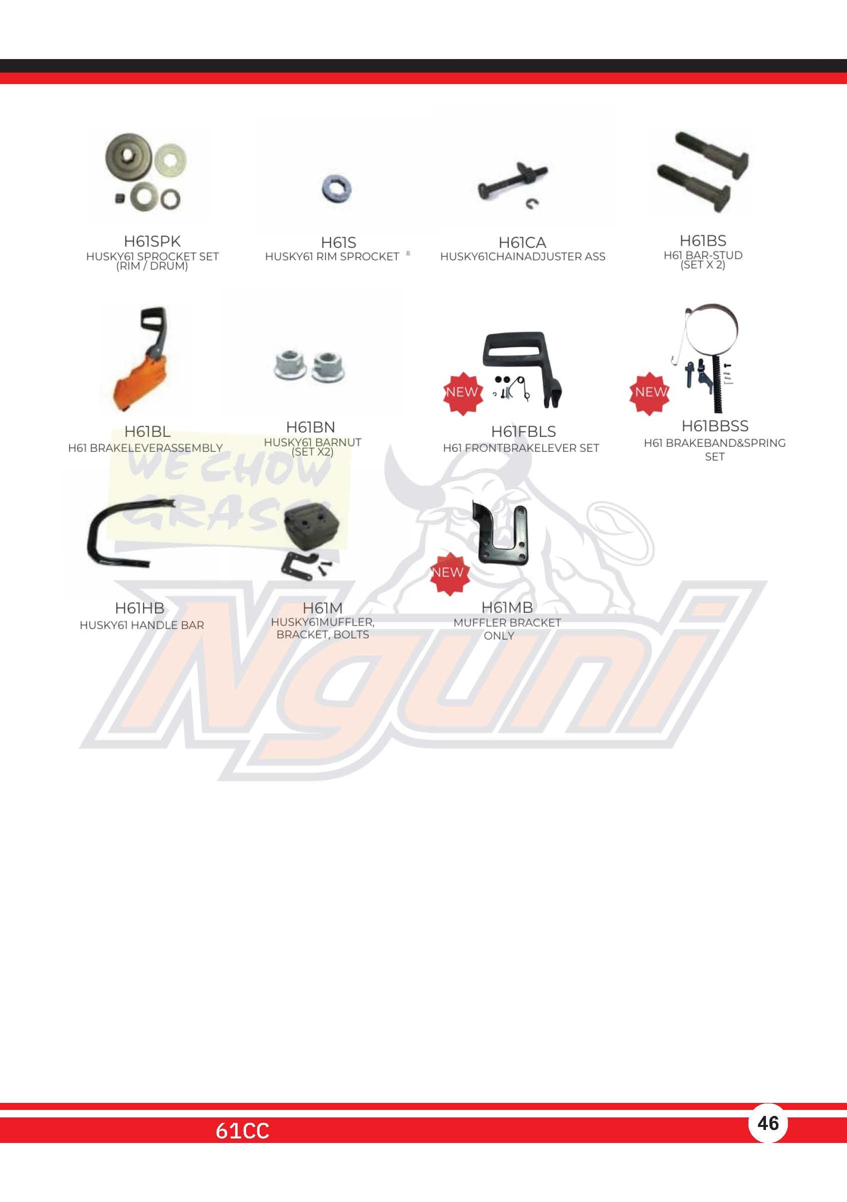Nguni Chainsaw – Husky61 Handle Bar