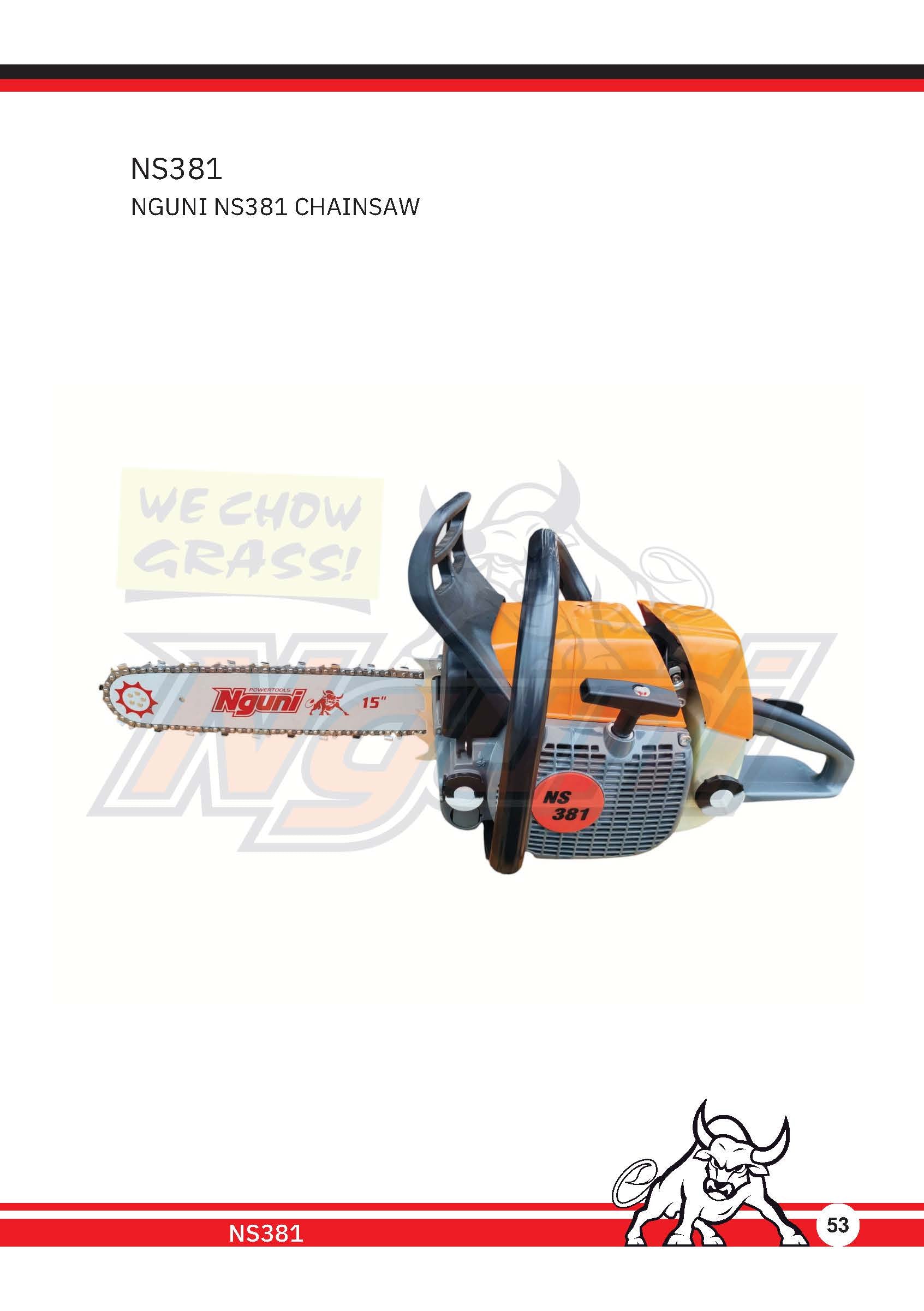 Nguni Chainsaw – MS381 Chain Adjustment Set