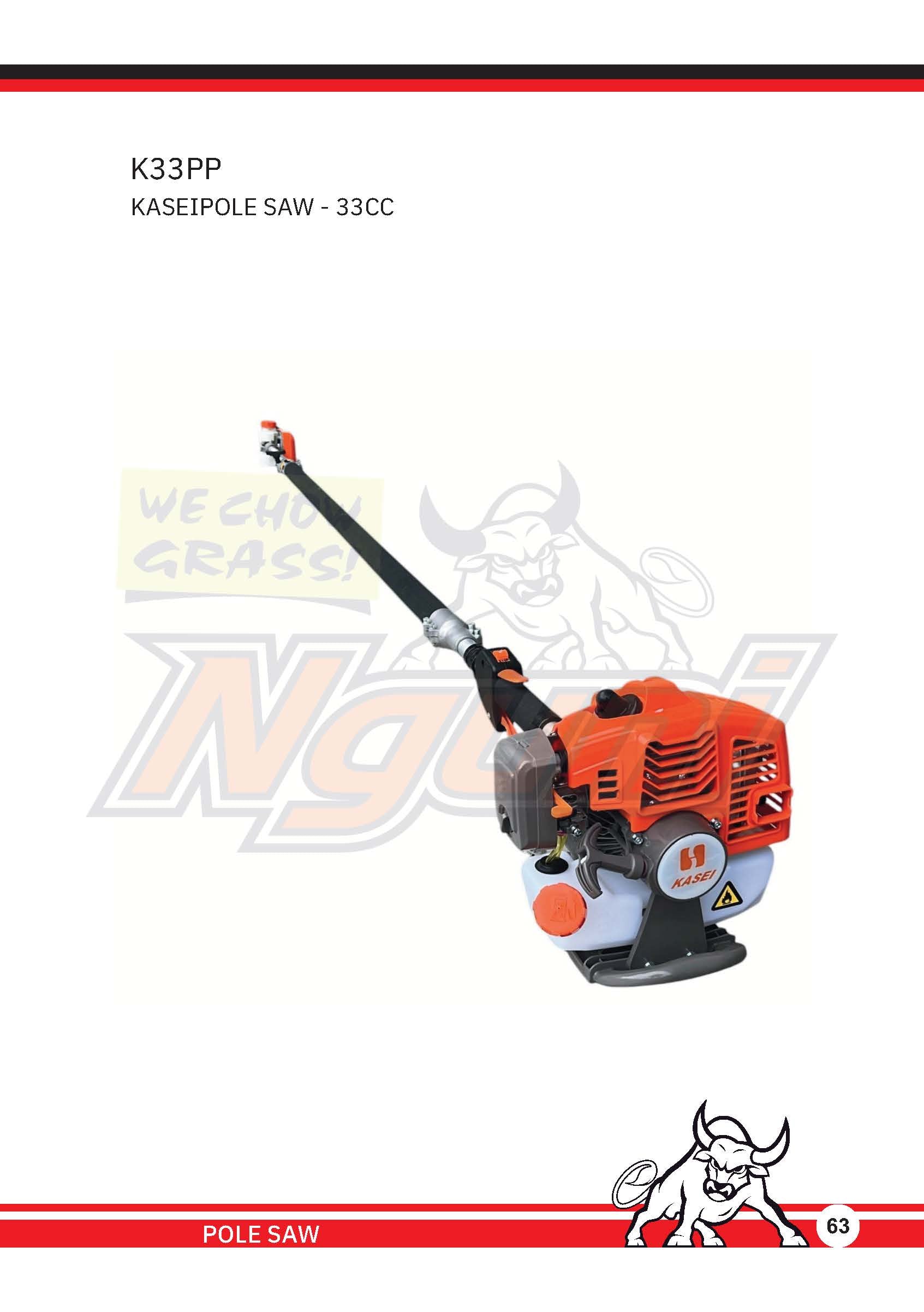 K33PP – Kasei Pole Saw 33cc