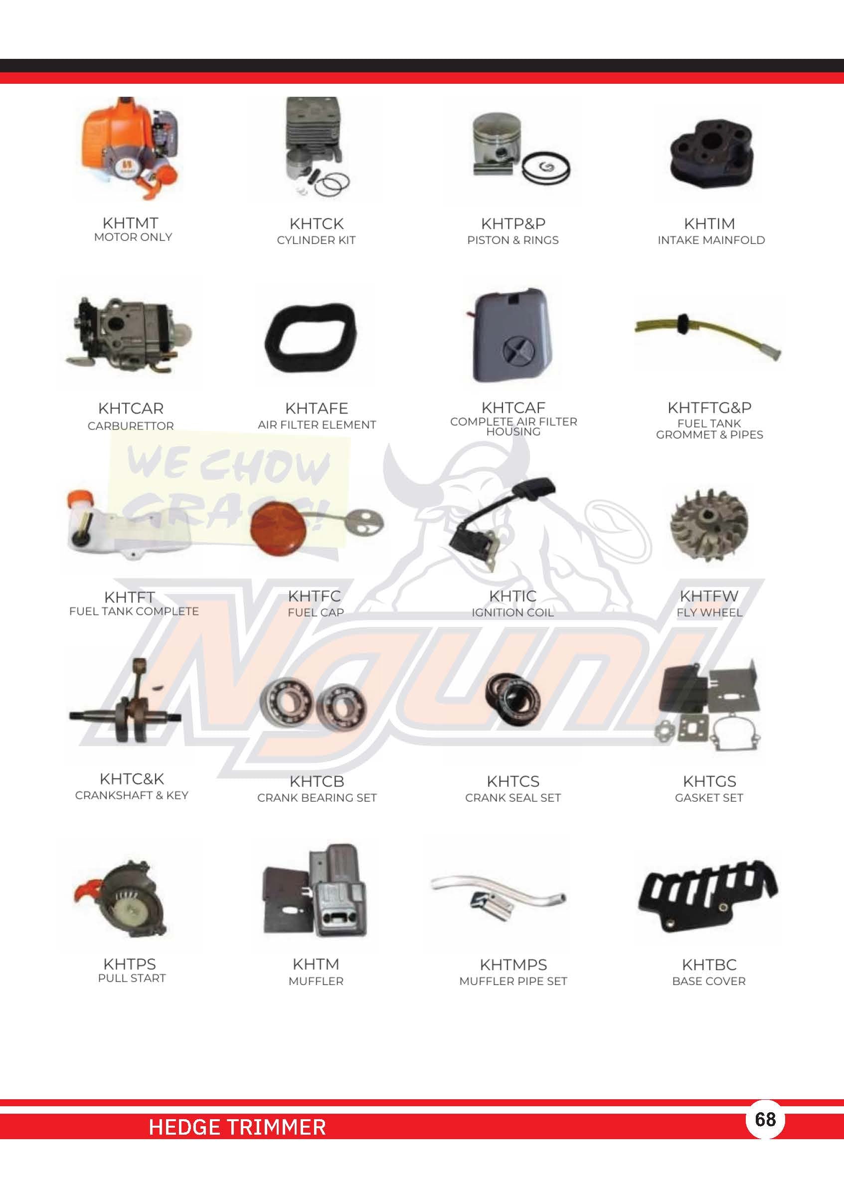 Nguni Hedge Trimmer – KHT Intake Manifold