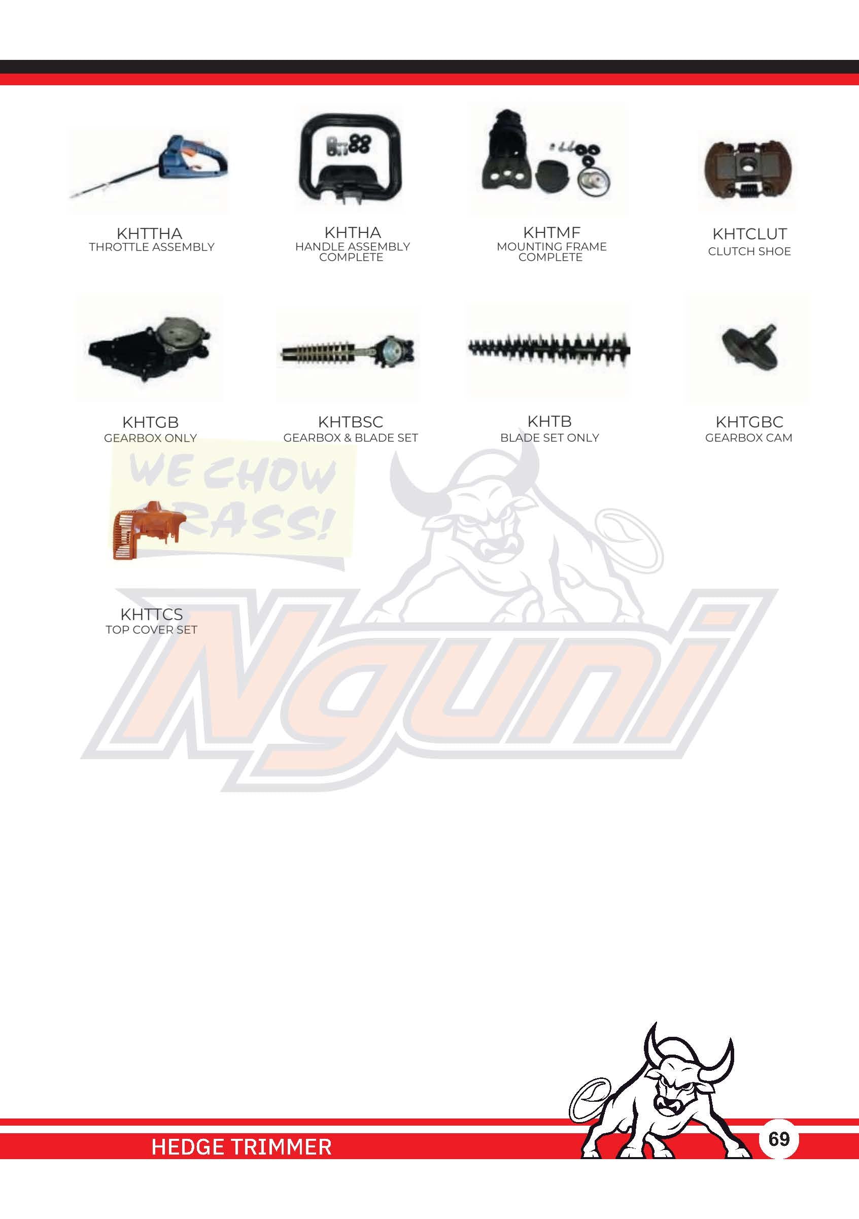 Nguni Hedge Trimmer – KHT Clutch Shoe