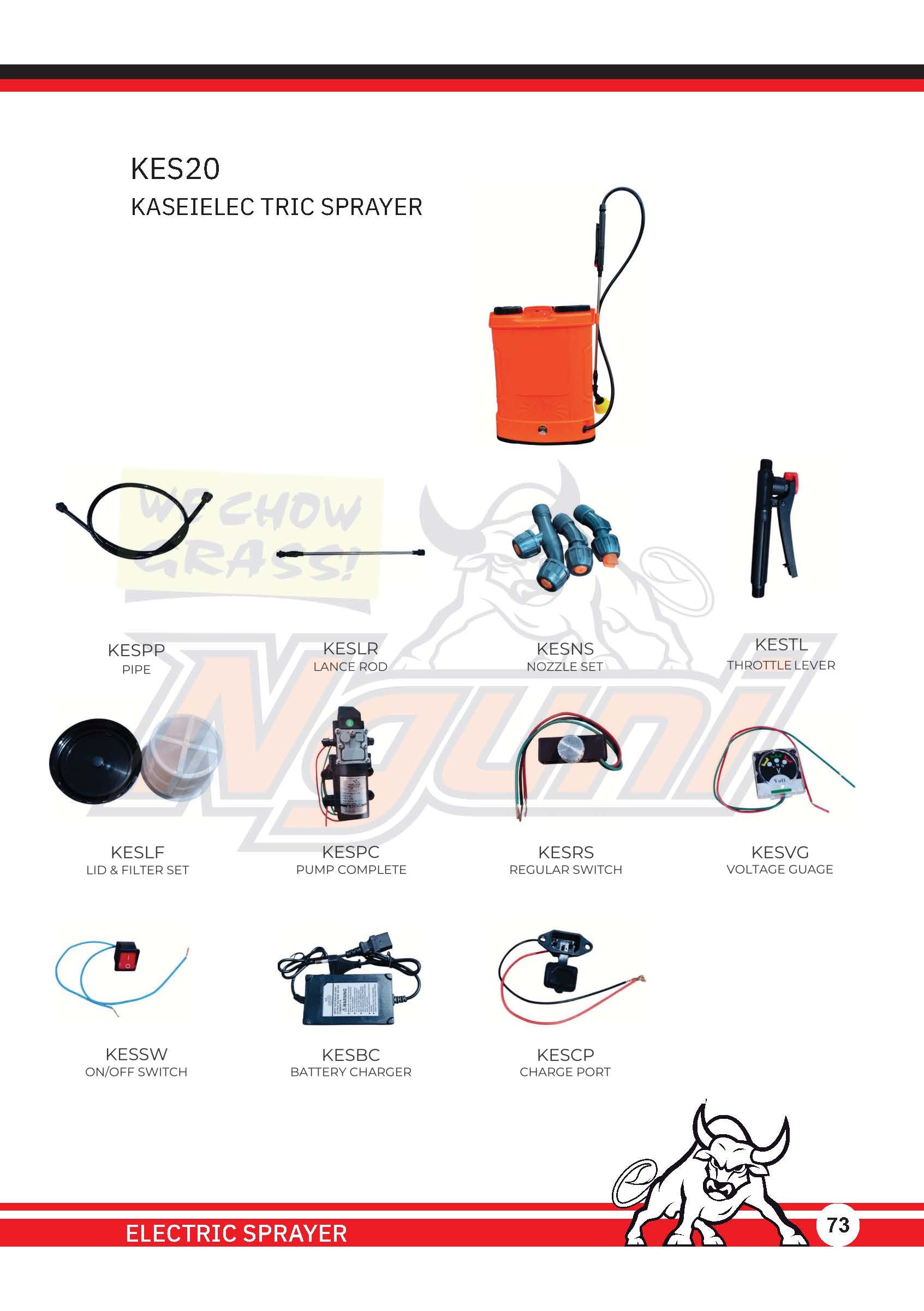 Nguni Sprayer – KES20 Pump Complete