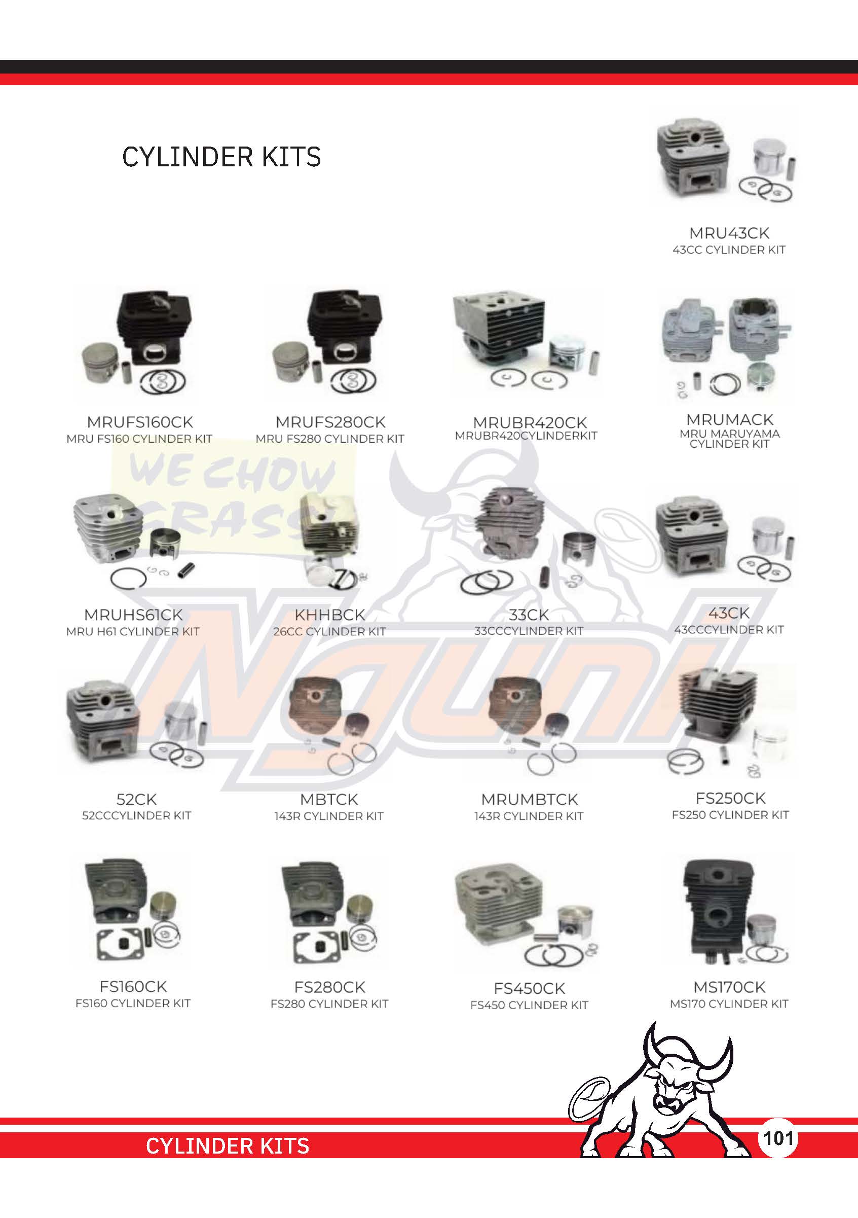 Nguni MRUBR420 Cylinder Kit