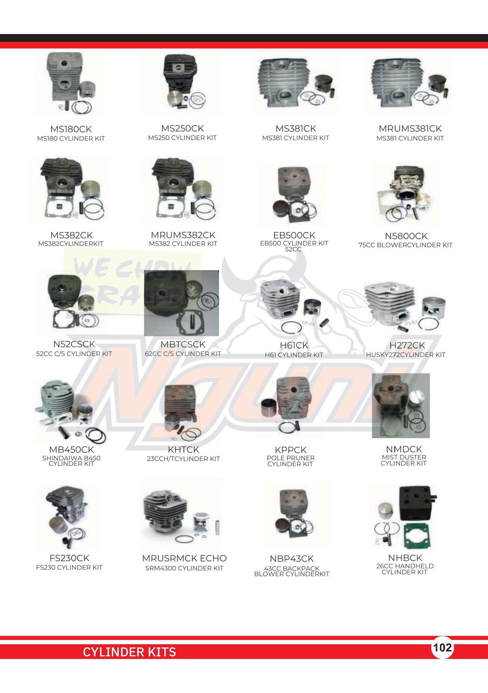 Nguni Echo SRM4300 Cylinder Kit