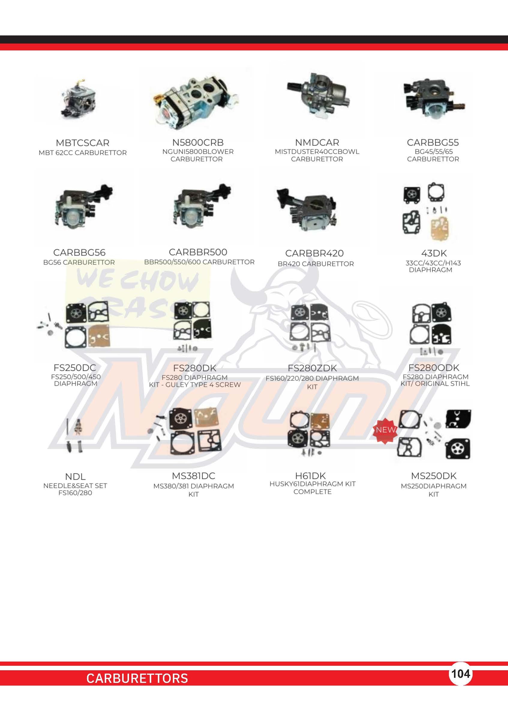 Nguni BR420 Carburettor