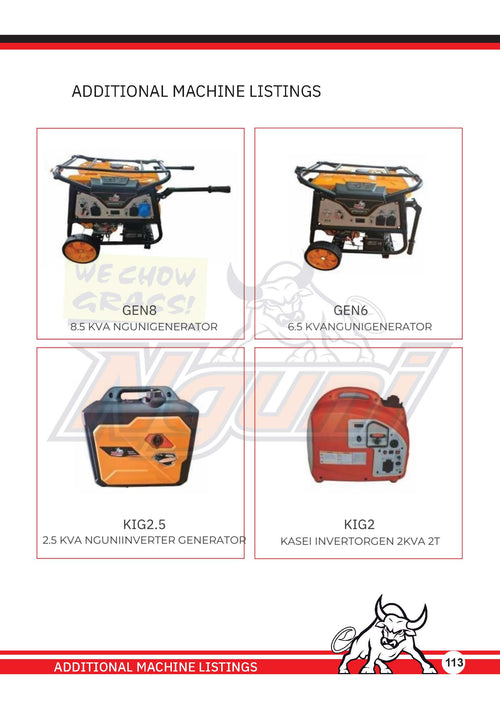 KIG2.5 – Nguni Inverter Generator 2.5KVA
