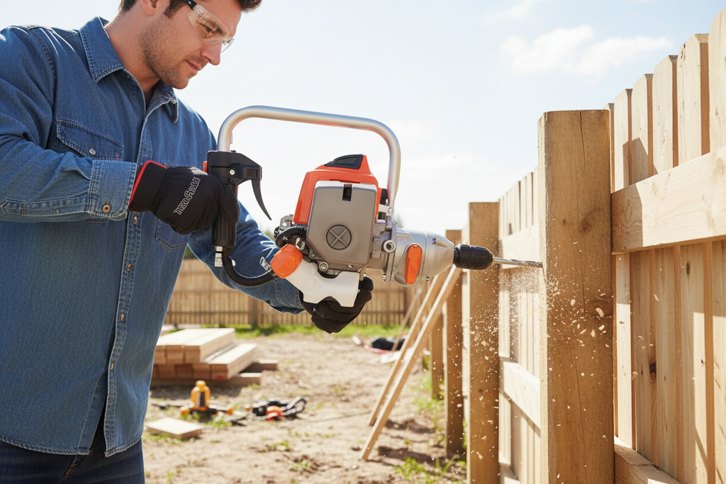 Kasei KPD Portable Drill in use drilling into wood