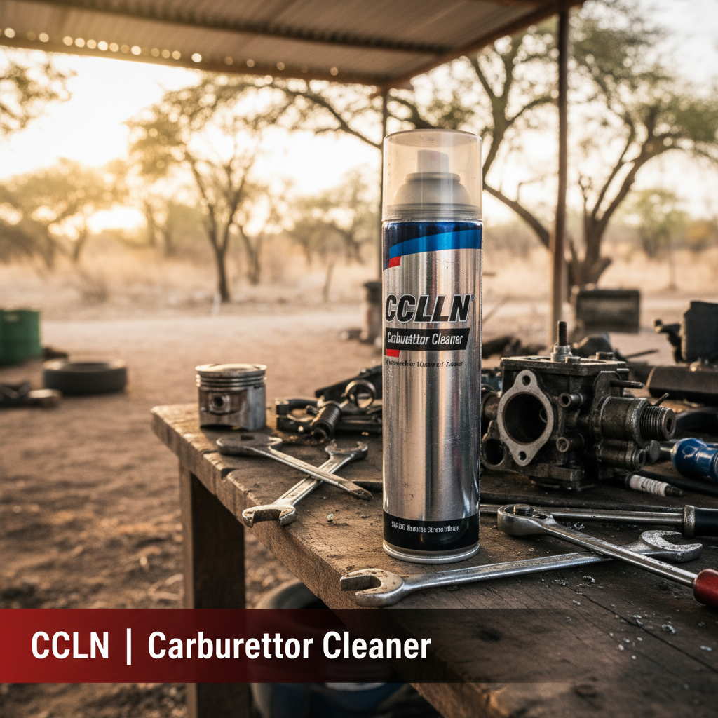 CCLN Carburettor Cleaner in workshop environment