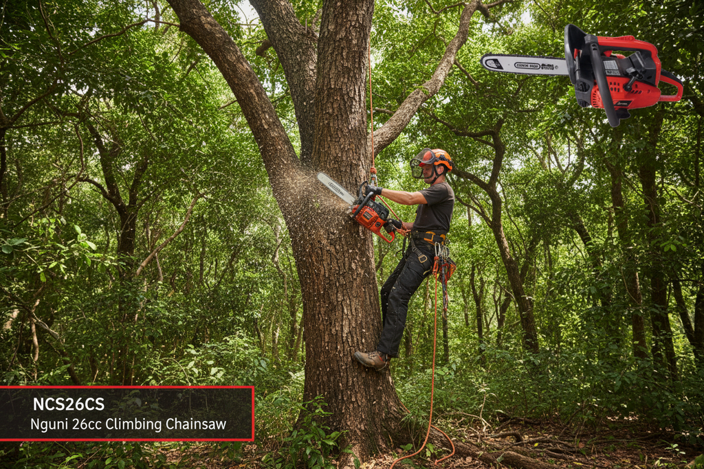 NCS26CS — Nguni 26cc Climbing Chainsaw