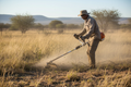 NS250 Brushcutter in Working Environment